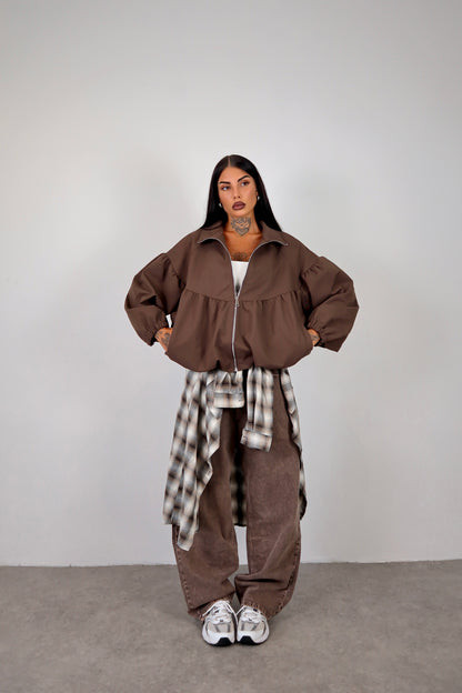 Bomber Balloon Justine - Marrone