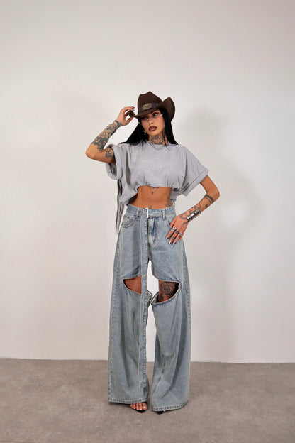 Jeans cut out Bryanna