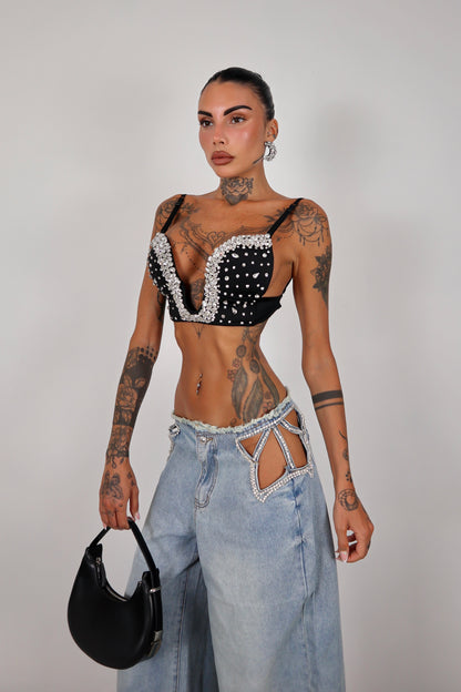 Jeans cut out Star