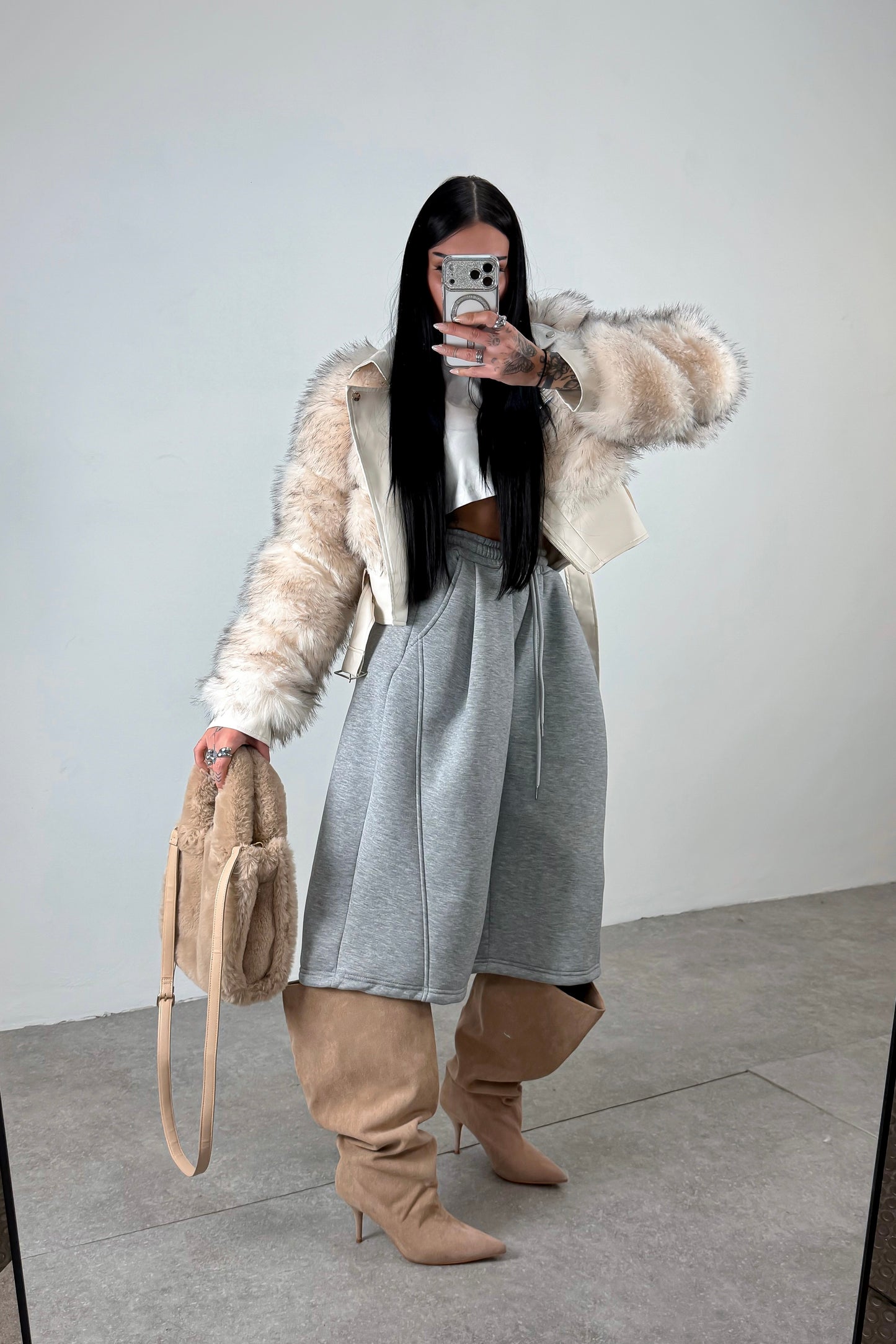 Bermuda Tuta Baggy - Grigio
