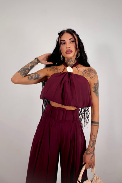 Completo Tasnim - Burgundy