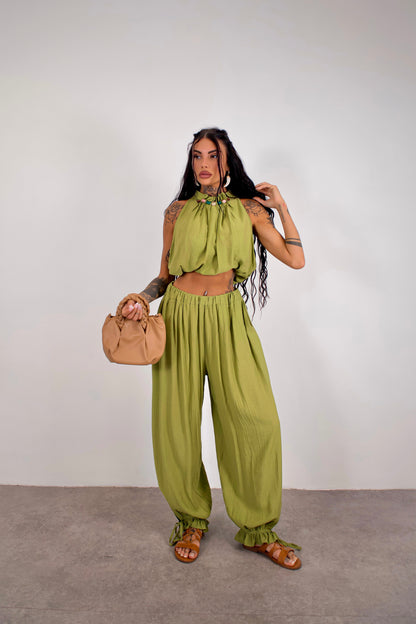 Completo Zainab - Verde pistacchio