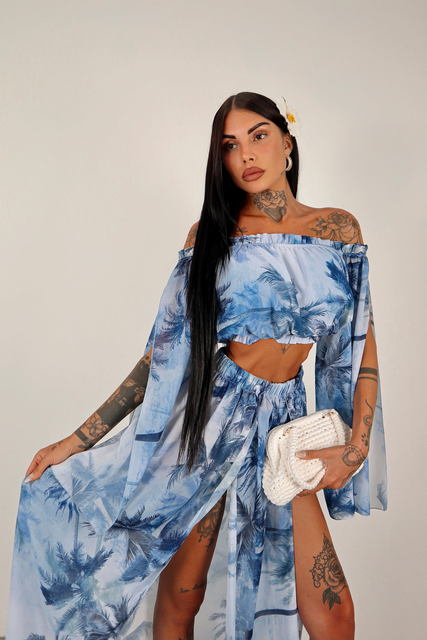Completo copricostume Gotha -  Azzurro