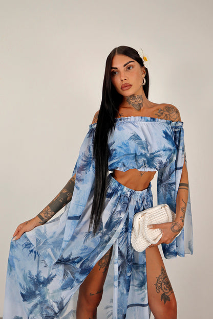 Completo copricostume Gotha -  Azzurro
