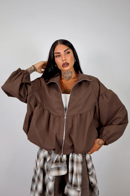 Bomber Balloon Justine - Marrone