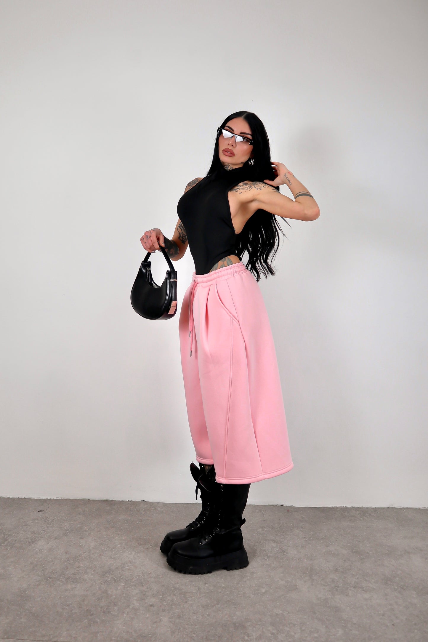 Bermuda Tuta Baggy - Rosa