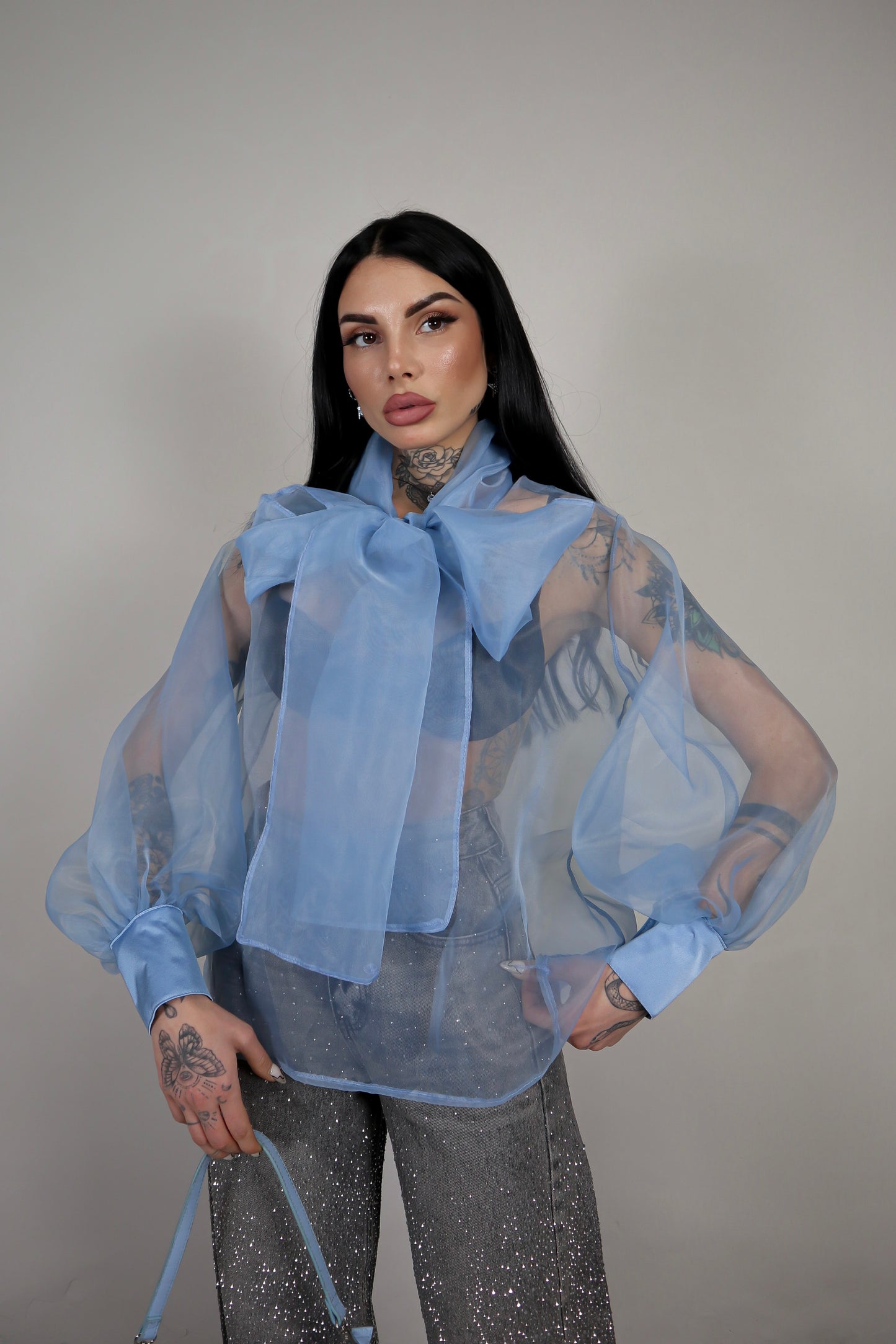 Blusa Fiocco - Celeste
