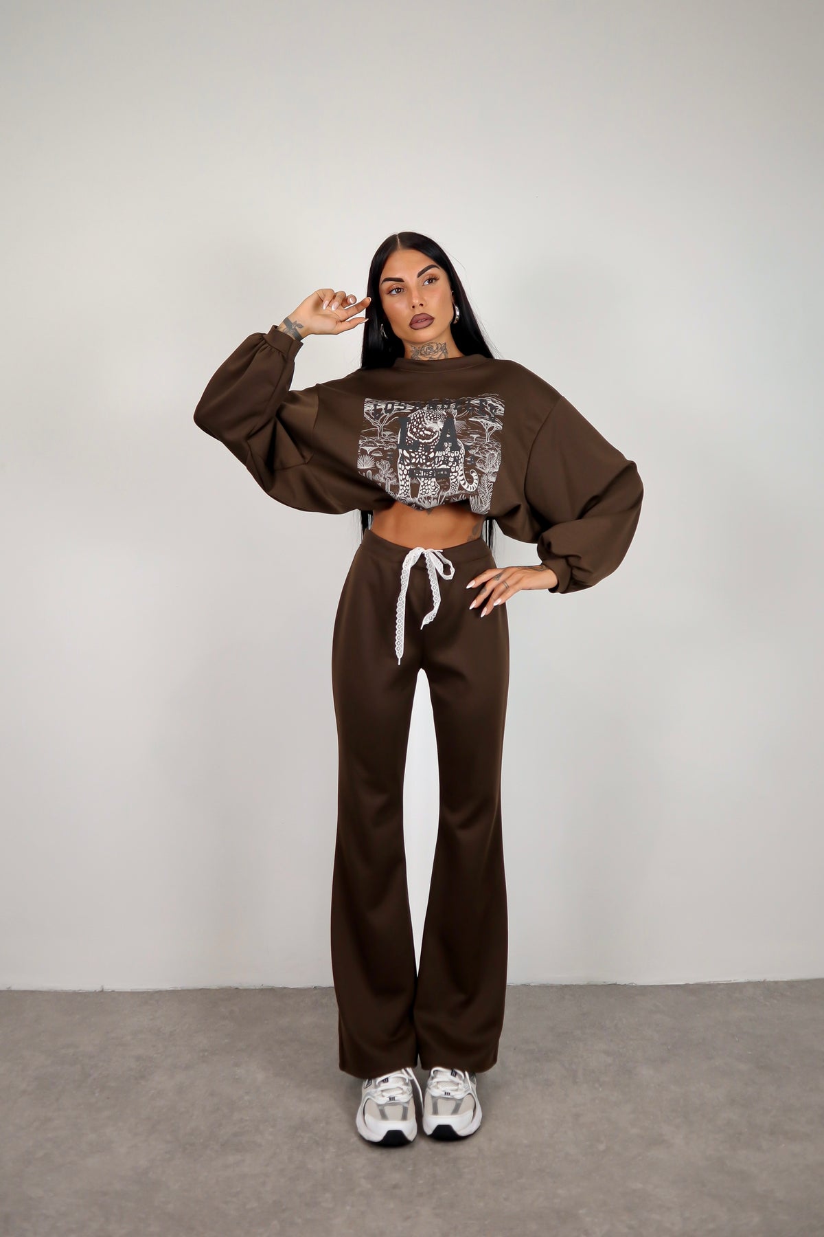 Completo tuta California - Marrone