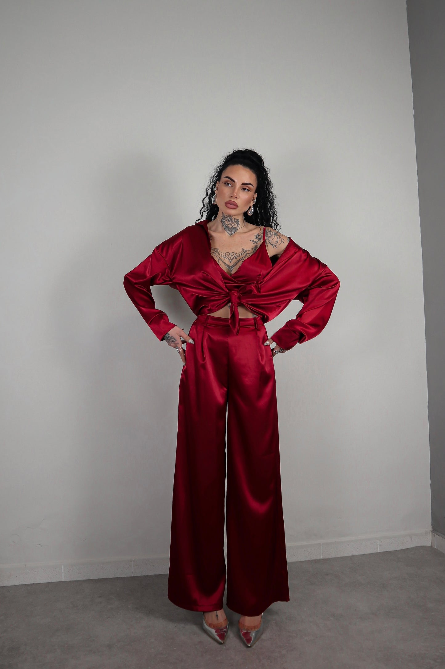 Coordinato Tris Amelia - Bordeaux