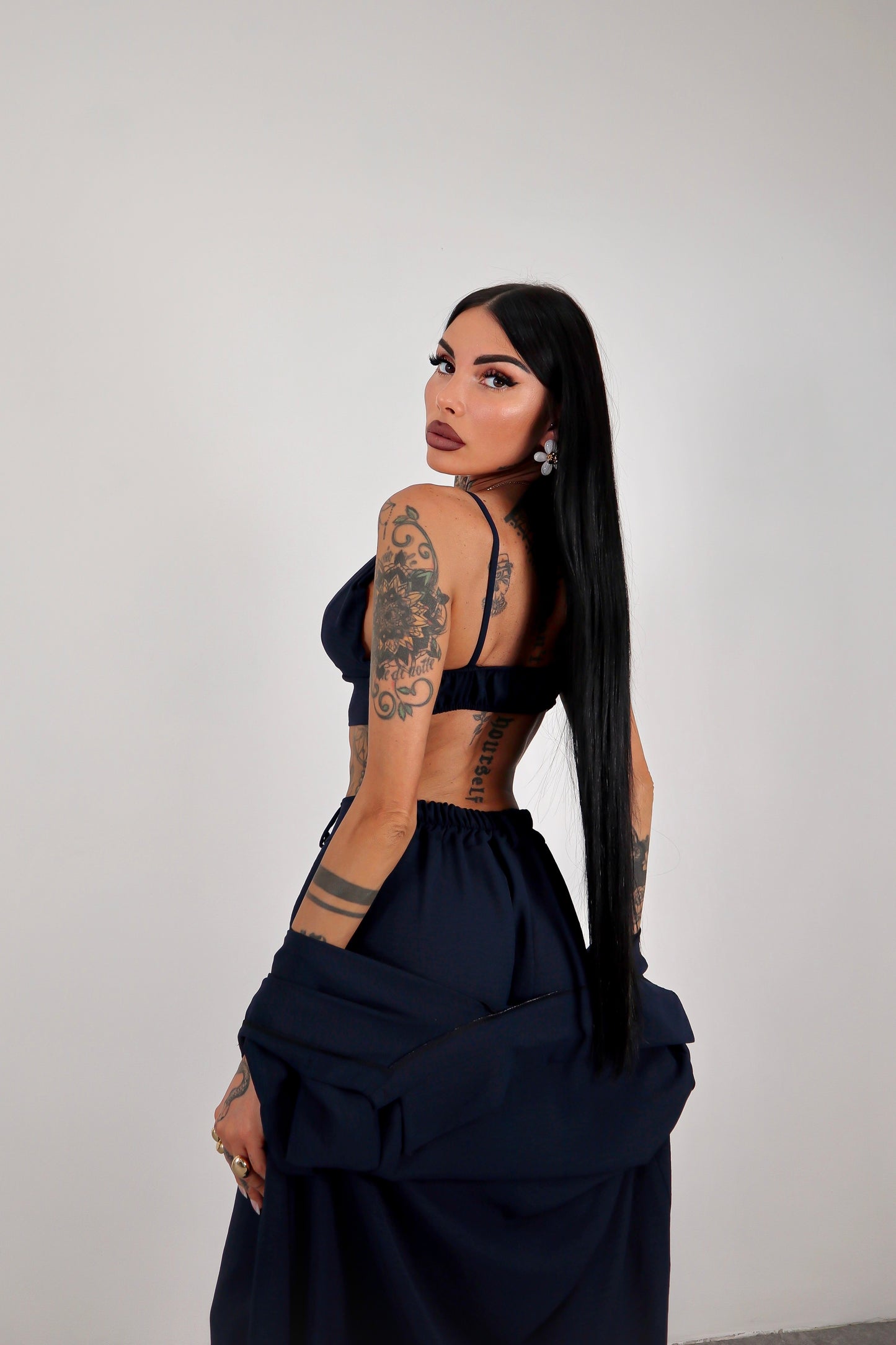Completo tris Amanda - Blu Navy