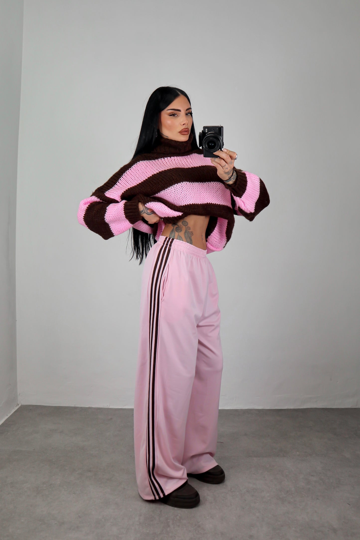 Pantalone Adi - Rosa/Marrone