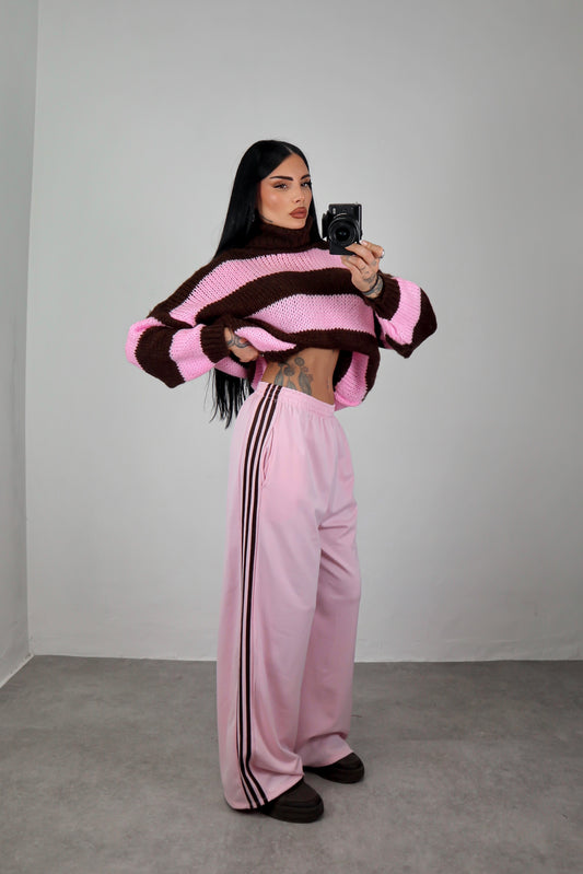 Pantalone Adi - Rosa/Marrone