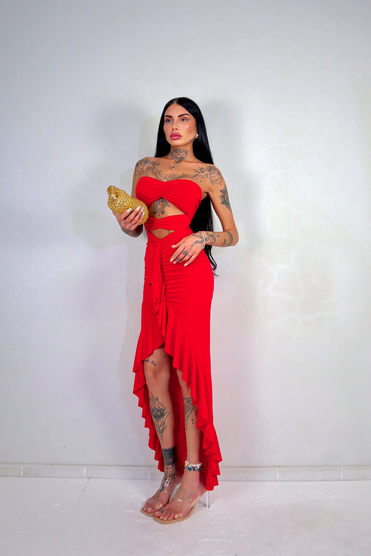 Abito Flamenco - Rosso