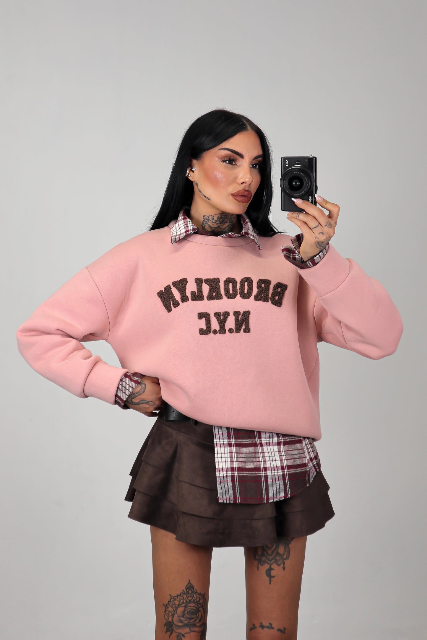 Felpa Brooklyn - Rosa