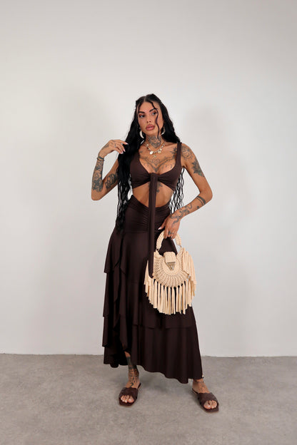 Completo Samantha - Marrone