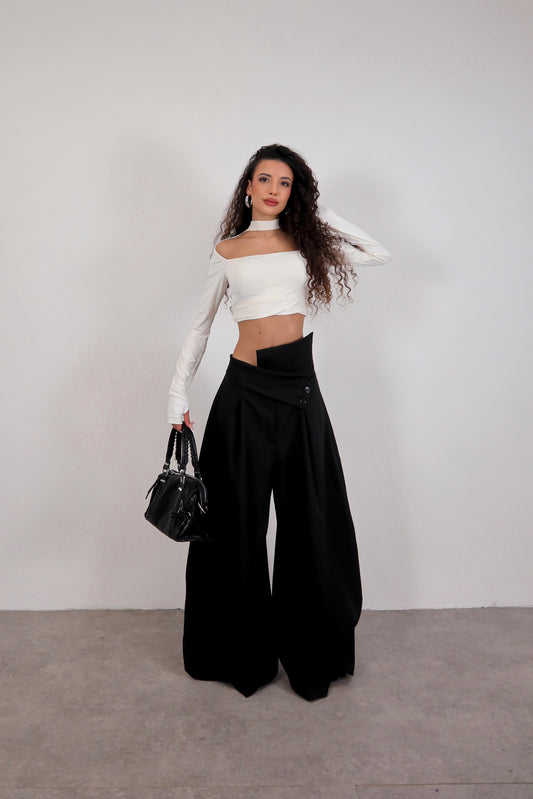 Pantalone Ermes - Nero