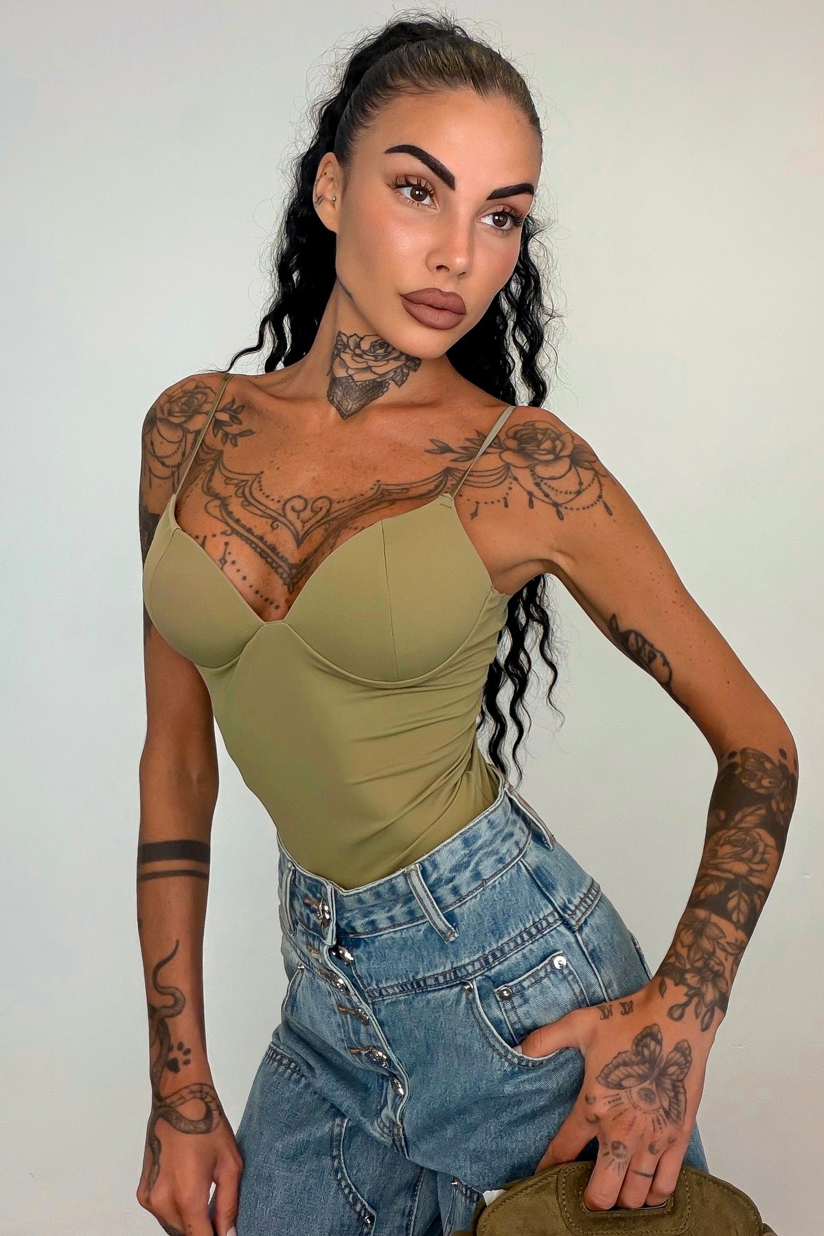 Body second SKIN - Verde militare