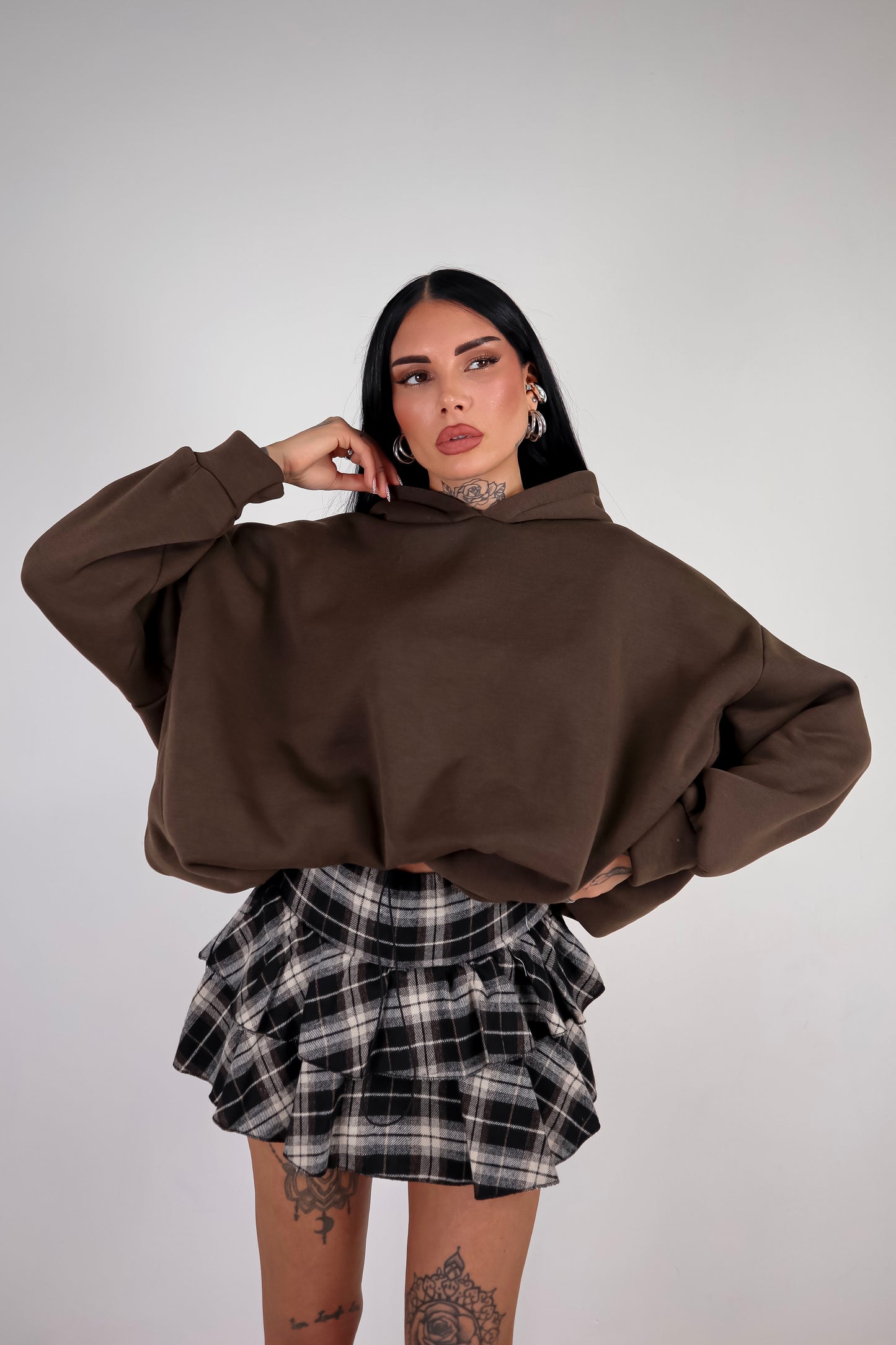 Panta Gonna Tartan Olivia