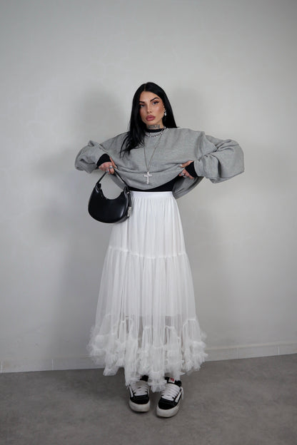 Gonna Tulle Eloise - Bianco