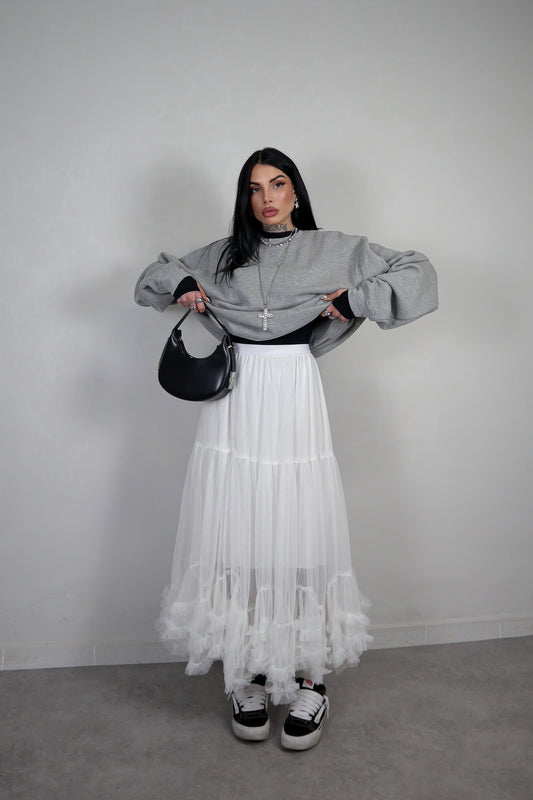Gonna Tulle Eloise - Bianco