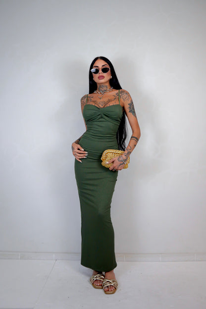 Abito Sharon - Verde militare