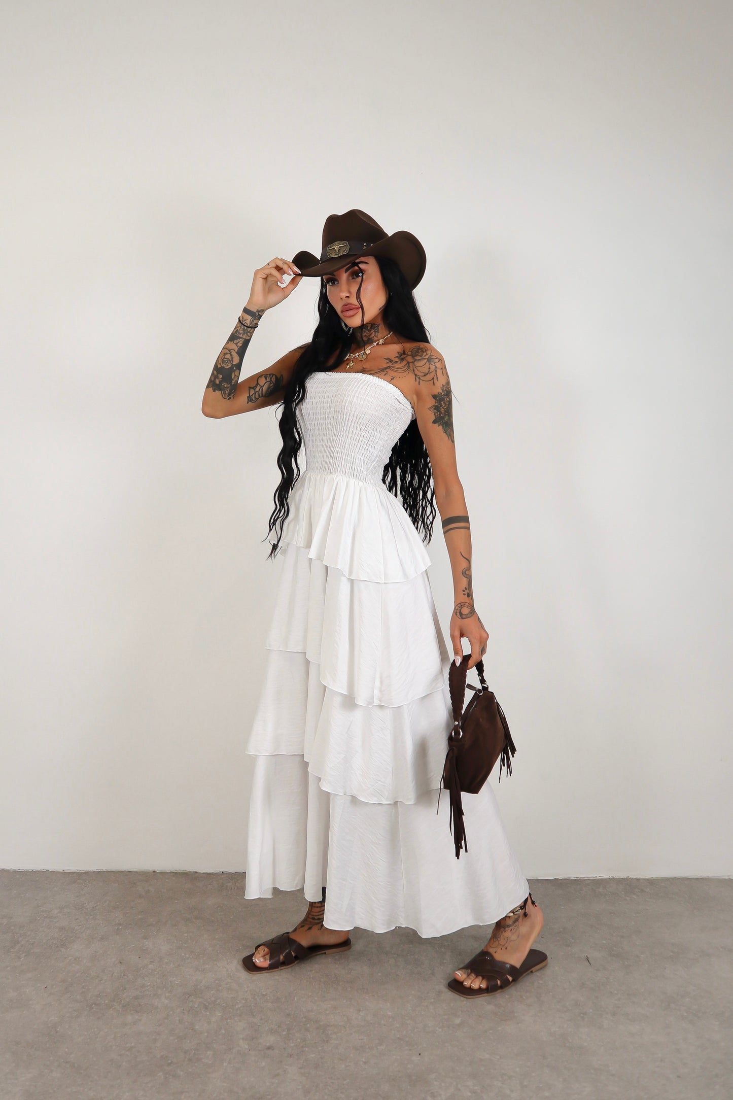 Abito / Gonna Nour - Bianco