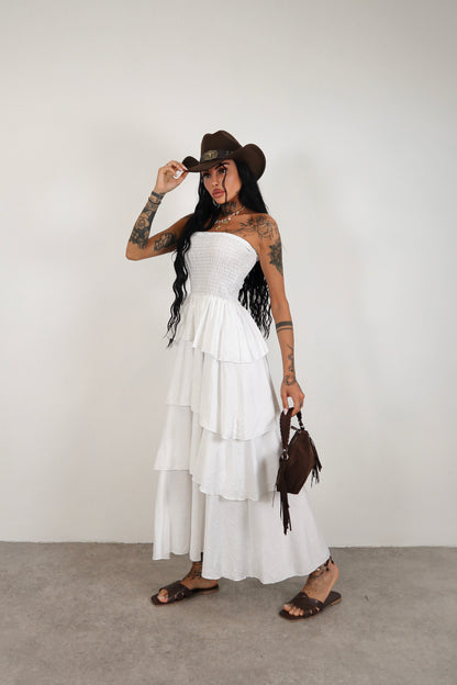 Abito / Gonna Nour - Bianco