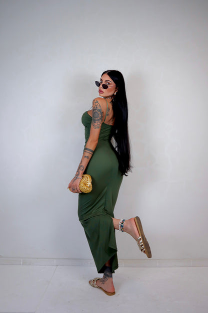 Abito Sharon - Verde militare