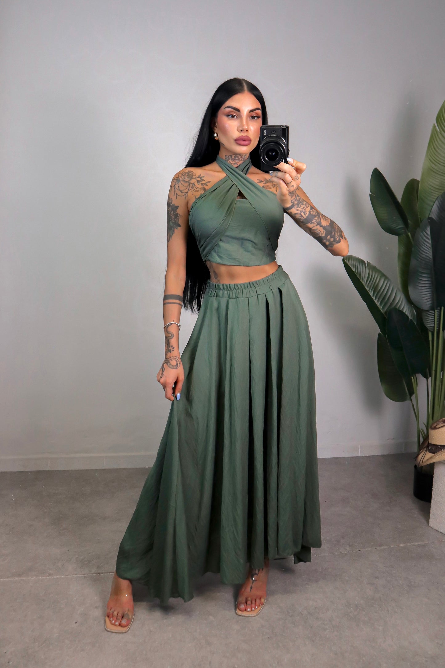 Completo Habibi - Verde Militare