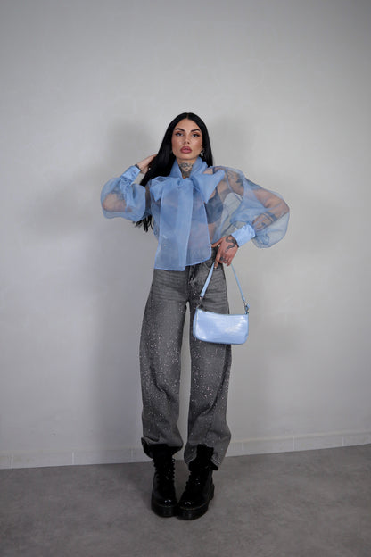 Blusa Fiocco - Celeste
