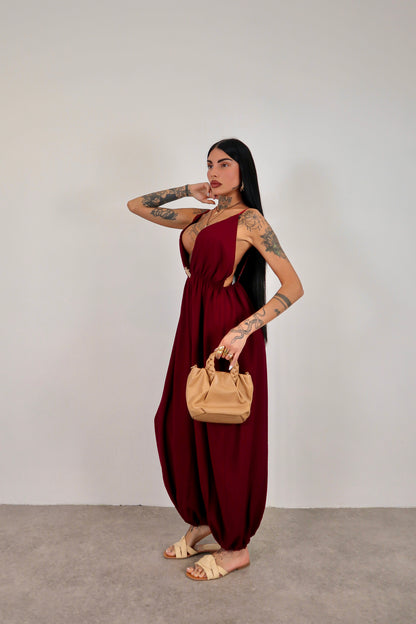 Tuta intera Sole - Bordeaux