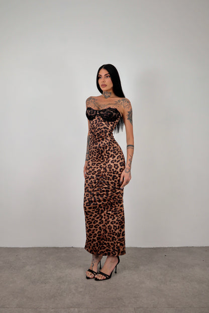 Abito Rebecca - Leopardato