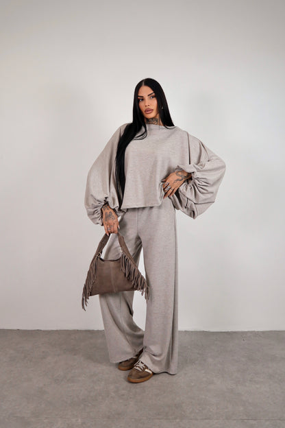 Completo in maglia Isadora -  Sabbia