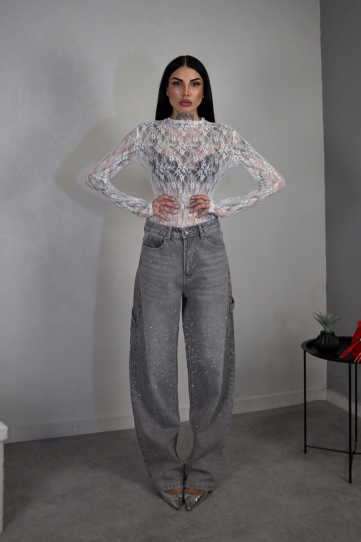 Jeans Polvere di Stelle - Grigio