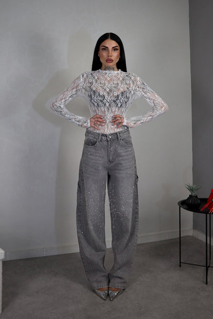 Jeans Polvere di Stelle - Grigio