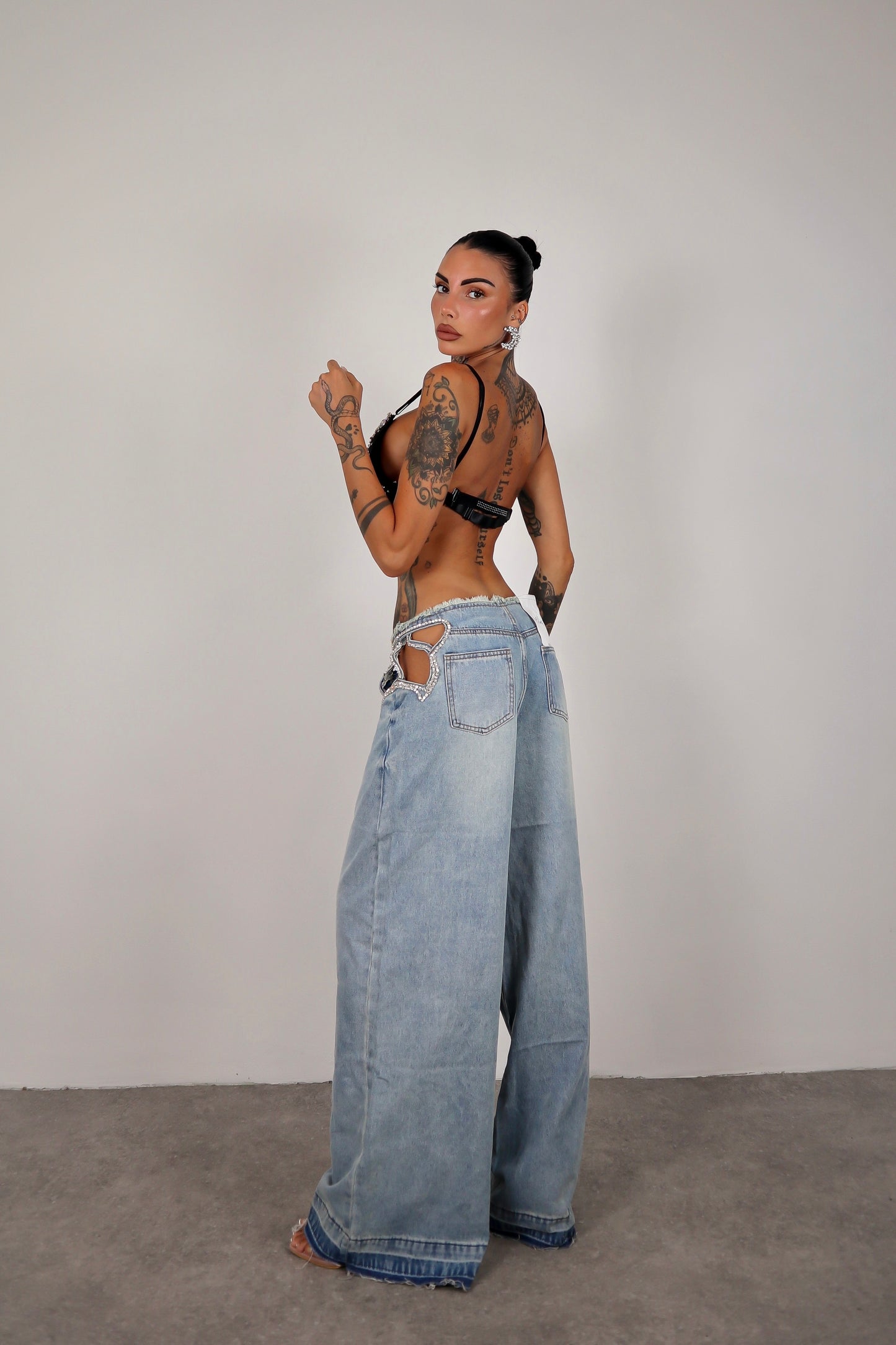 Jeans cut out Star