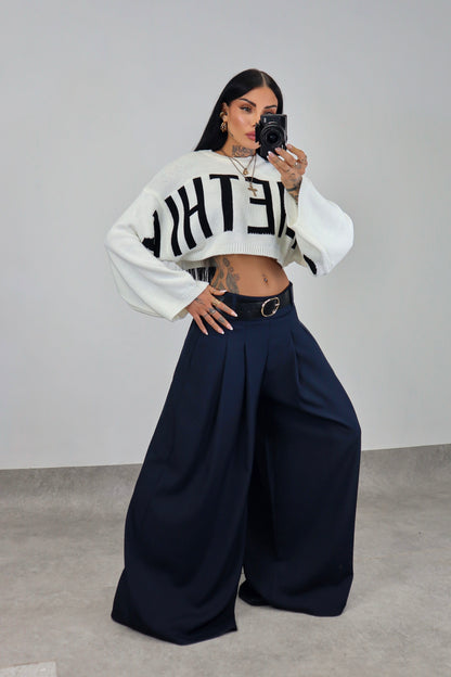 Pantalone Formal - Blu