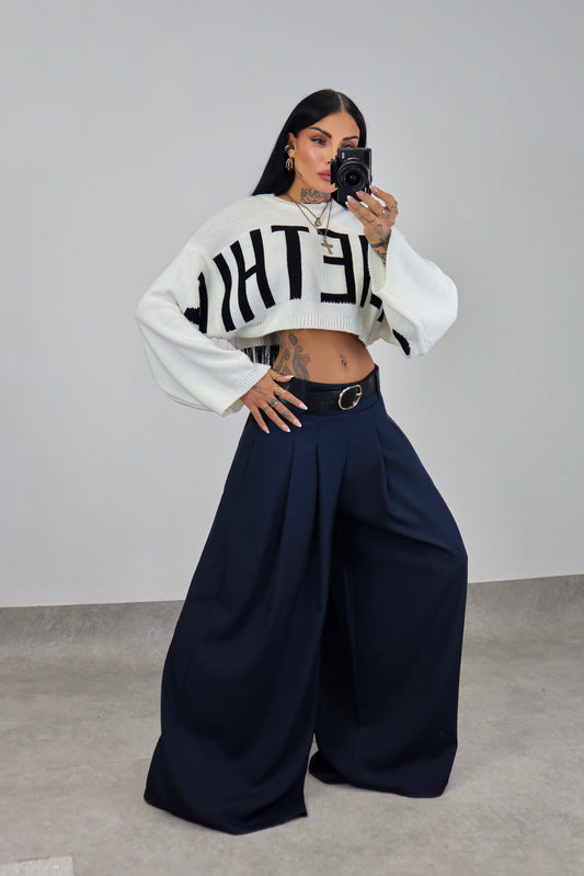 Pantalone Formal - Blu