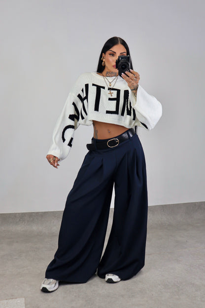 Pantalone Formal - Blu