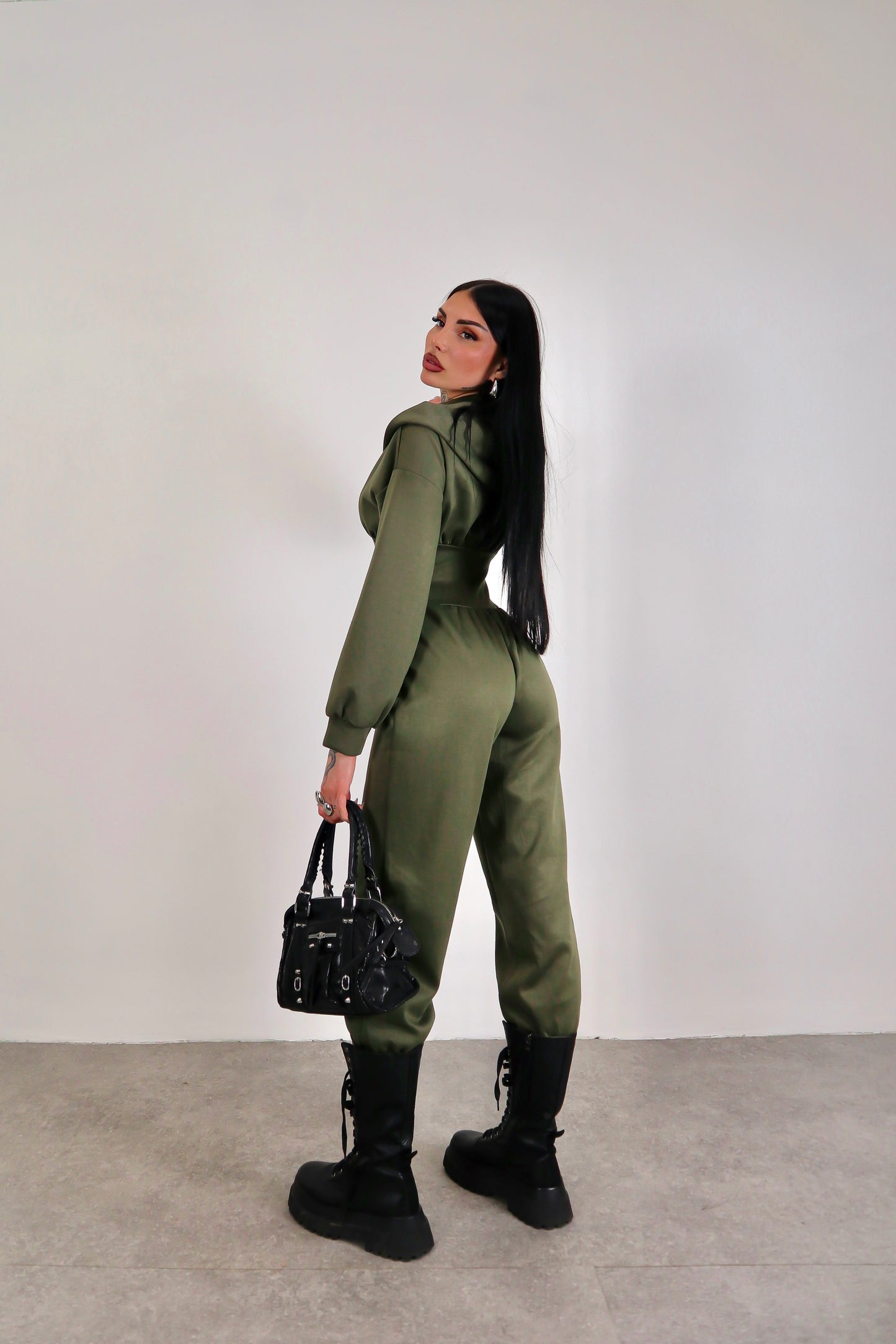 Tuta intera Alyson - Verde militare