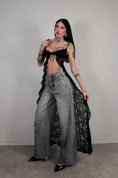 Top Bralette Zoe - Nero