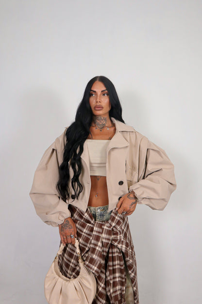Trench Bomber - Beige