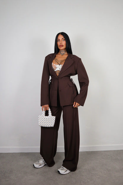 Tailleur Nadia - Marrone