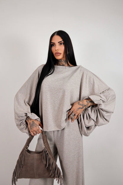 Completo in maglia Isadora -  Sabbia