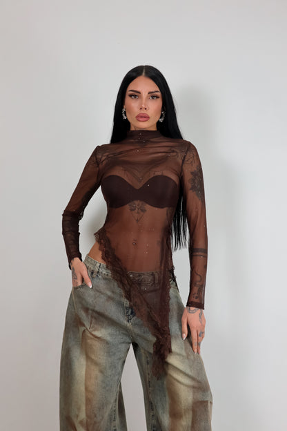 Maglia Alma - Marrone