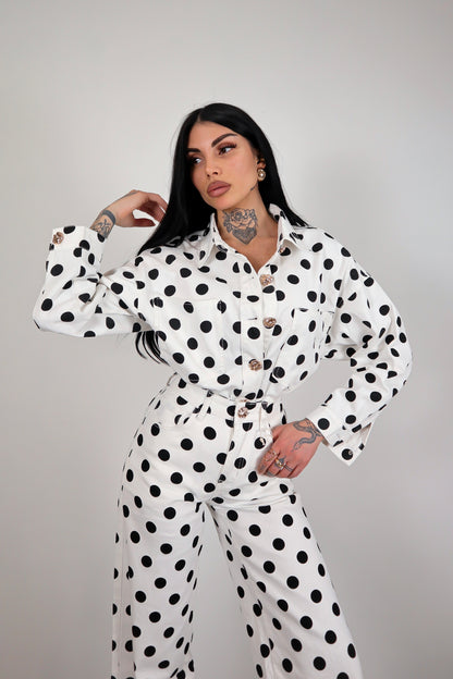 Completo denim pois Alma