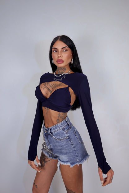 Top Slay - Blu navy