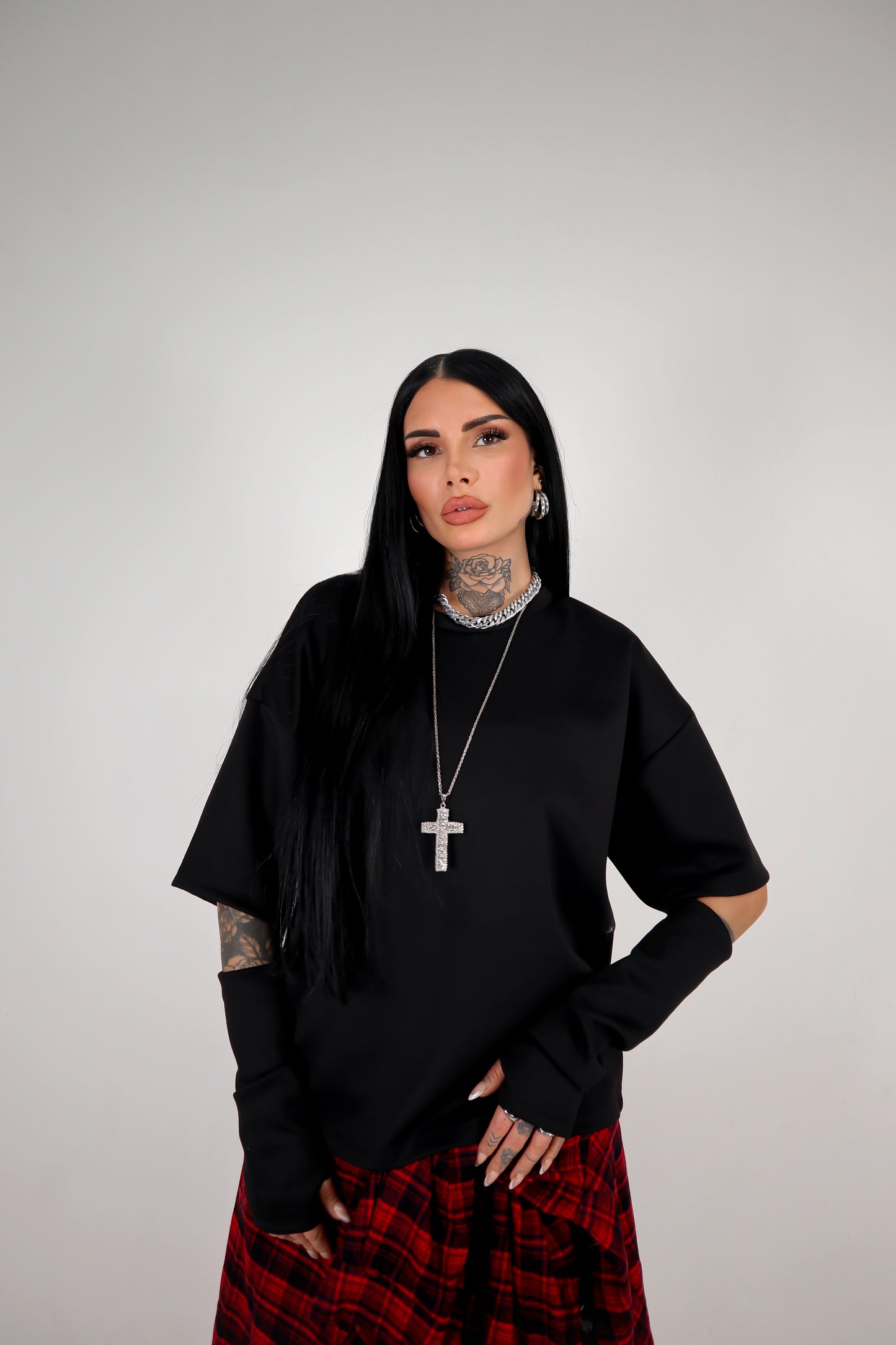 Maglia Cut - Nero