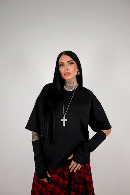 Maglia Cut - Nero