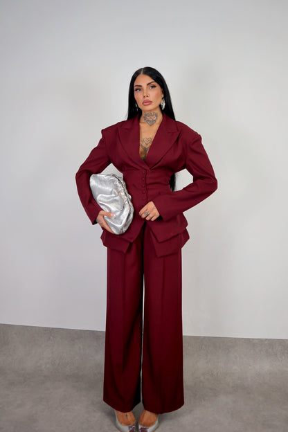 Tailleur Corsetto - Bordeaux